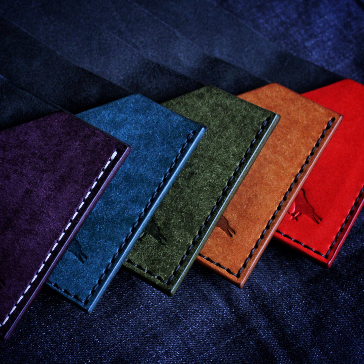 The Black Shroud Wallet - Orange Inside