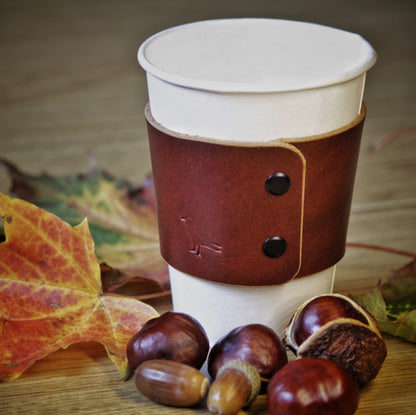 Leather Coffee Cuff (Coffee Sleeve)