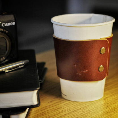 Leather Coffee Cuff (Coffee Sleeve)
