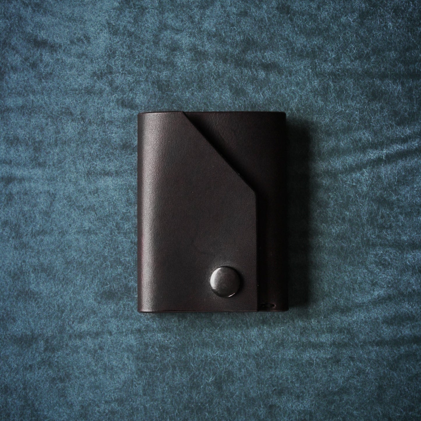 The Black Shroud Wallet - Blue Inside