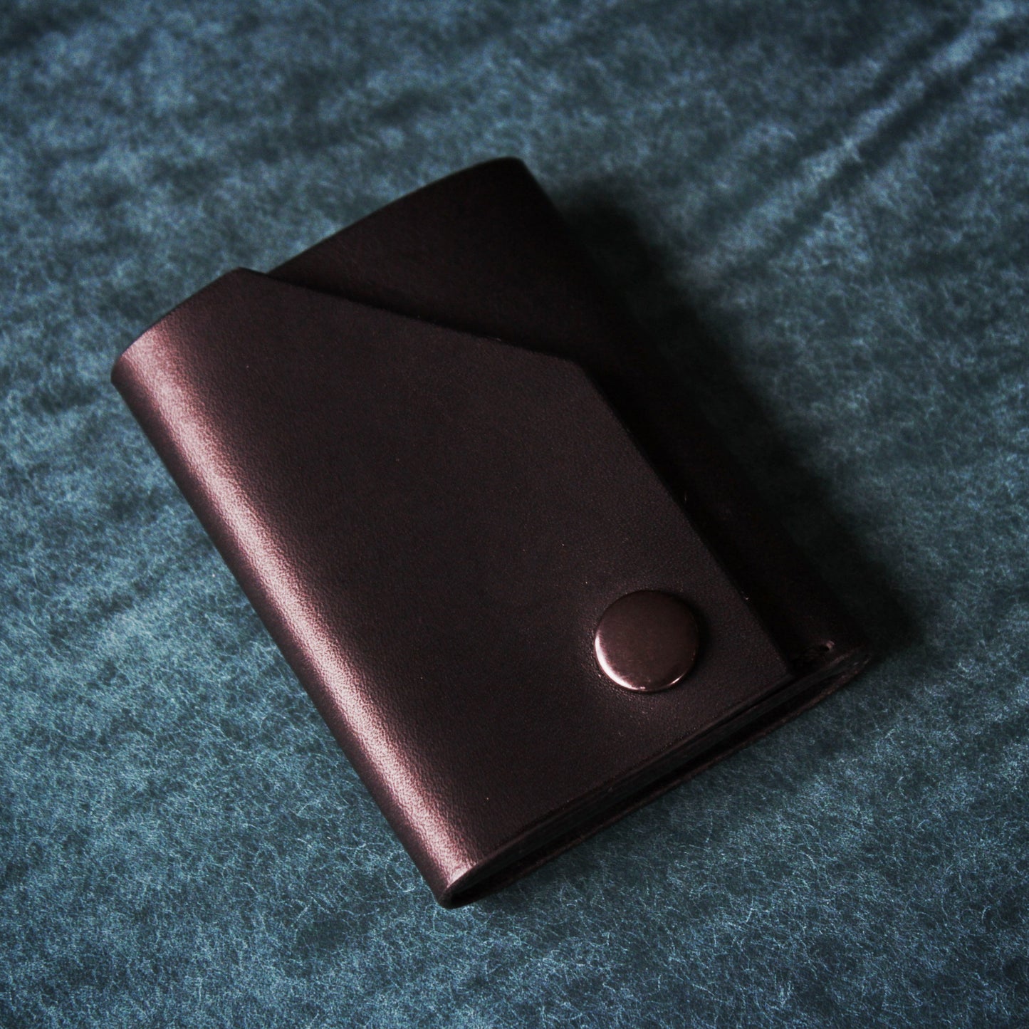 The Black Shroud Wallet - Blue Inside