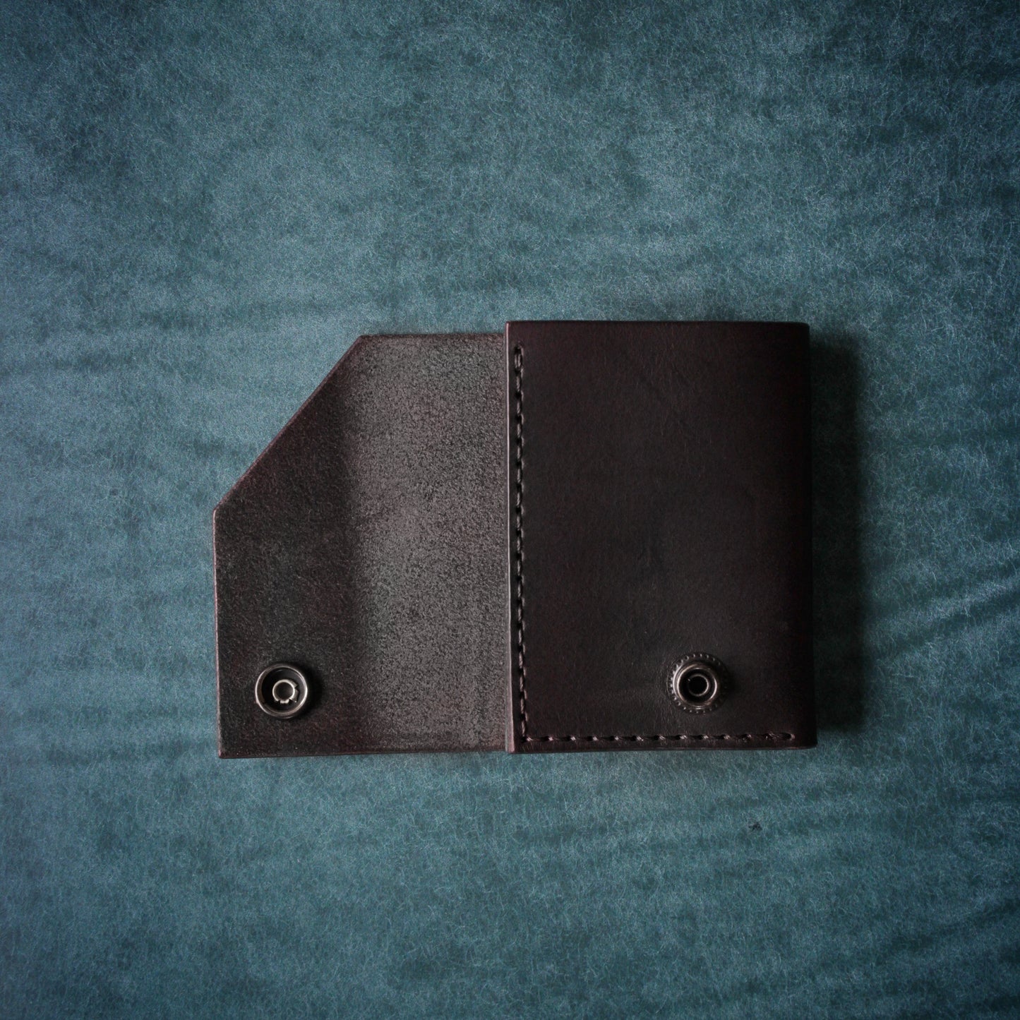 The Black Shroud Wallet - Blue Inside