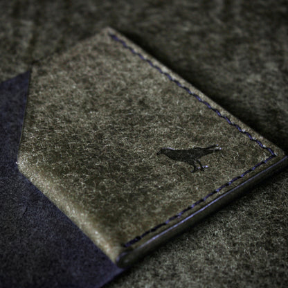 The Black Shroud Wallet - Green Inside