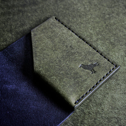The Black Shroud Wallet - Green Inside