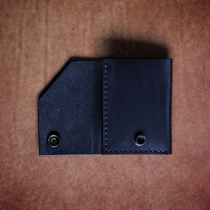 The Black Shroud Wallet - Orange Inside
