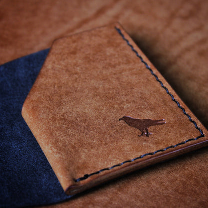 The Black Shroud Wallet - Orange Inside