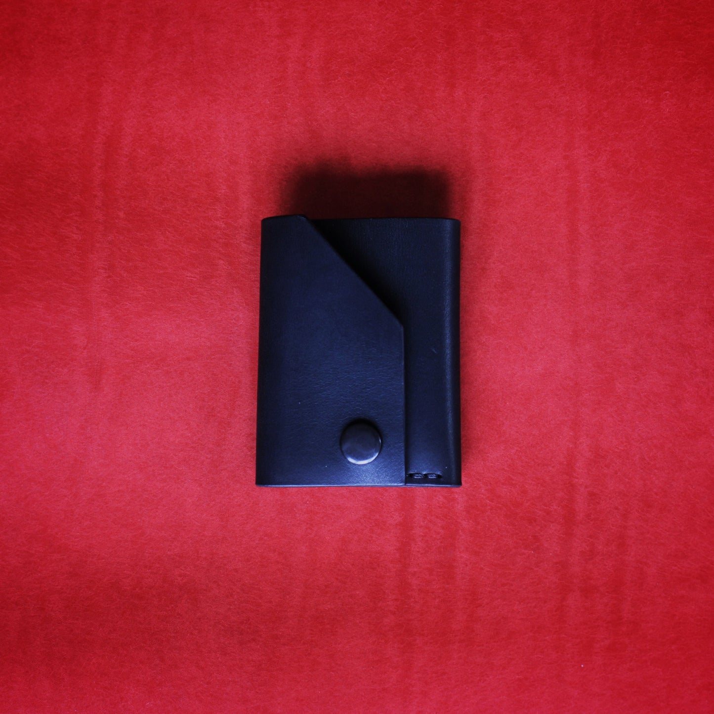 The Black Shroud Wallet - Red Inside