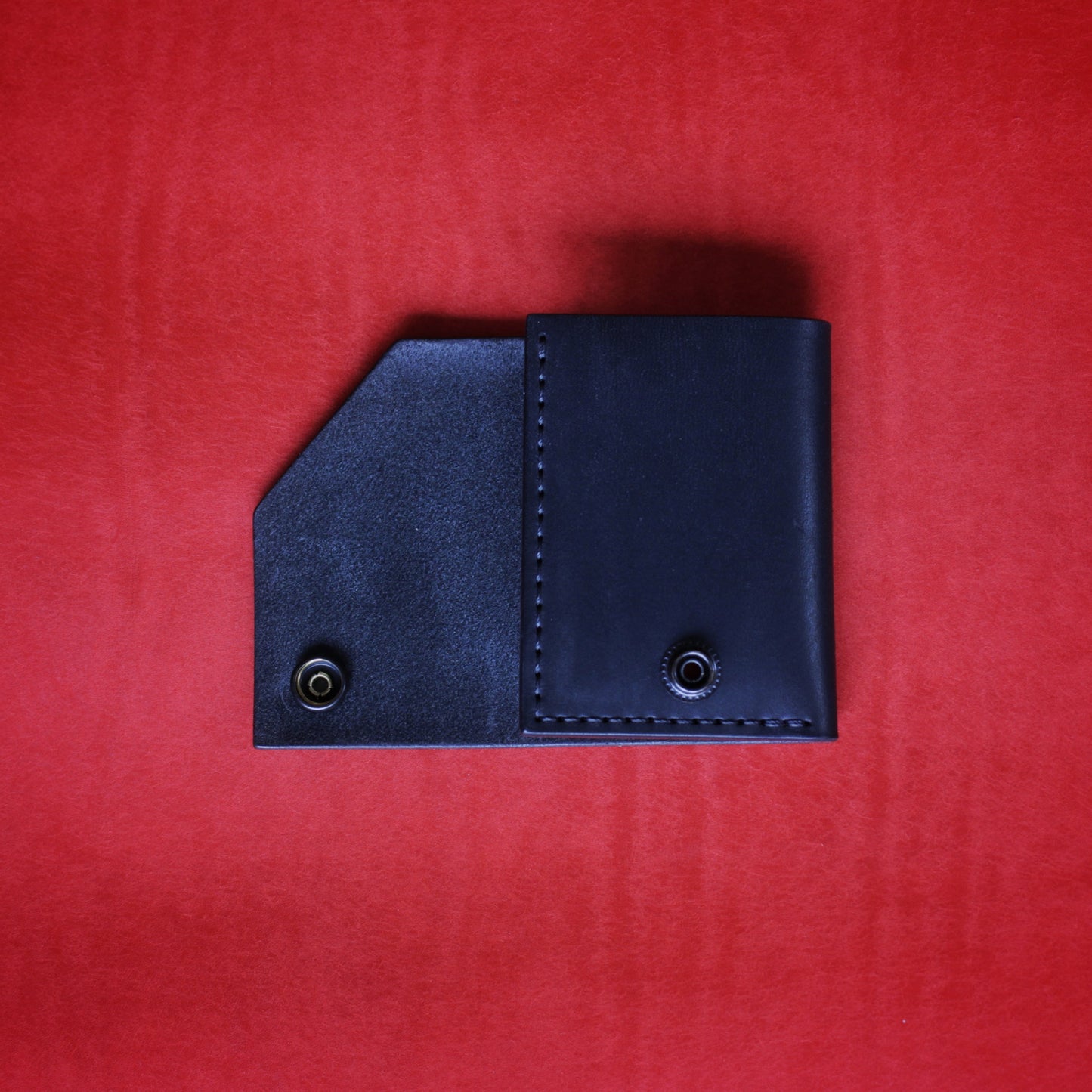 The Black Shroud Wallet - Red Inside