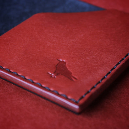 The Black Shroud Wallet - Red Inside
