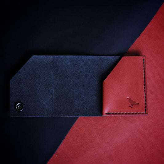 The Black Shroud Wallet - Red Inside