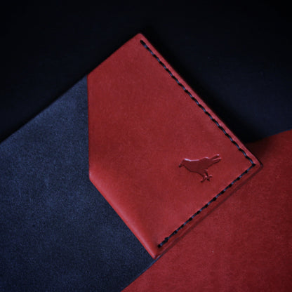 The Black Shroud Wallet - Red Inside