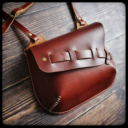 Handcrafted Leather Cross-Body Bag