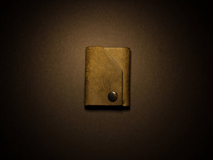 Shroud - Minimalist Leather Wallet - Oliva Green