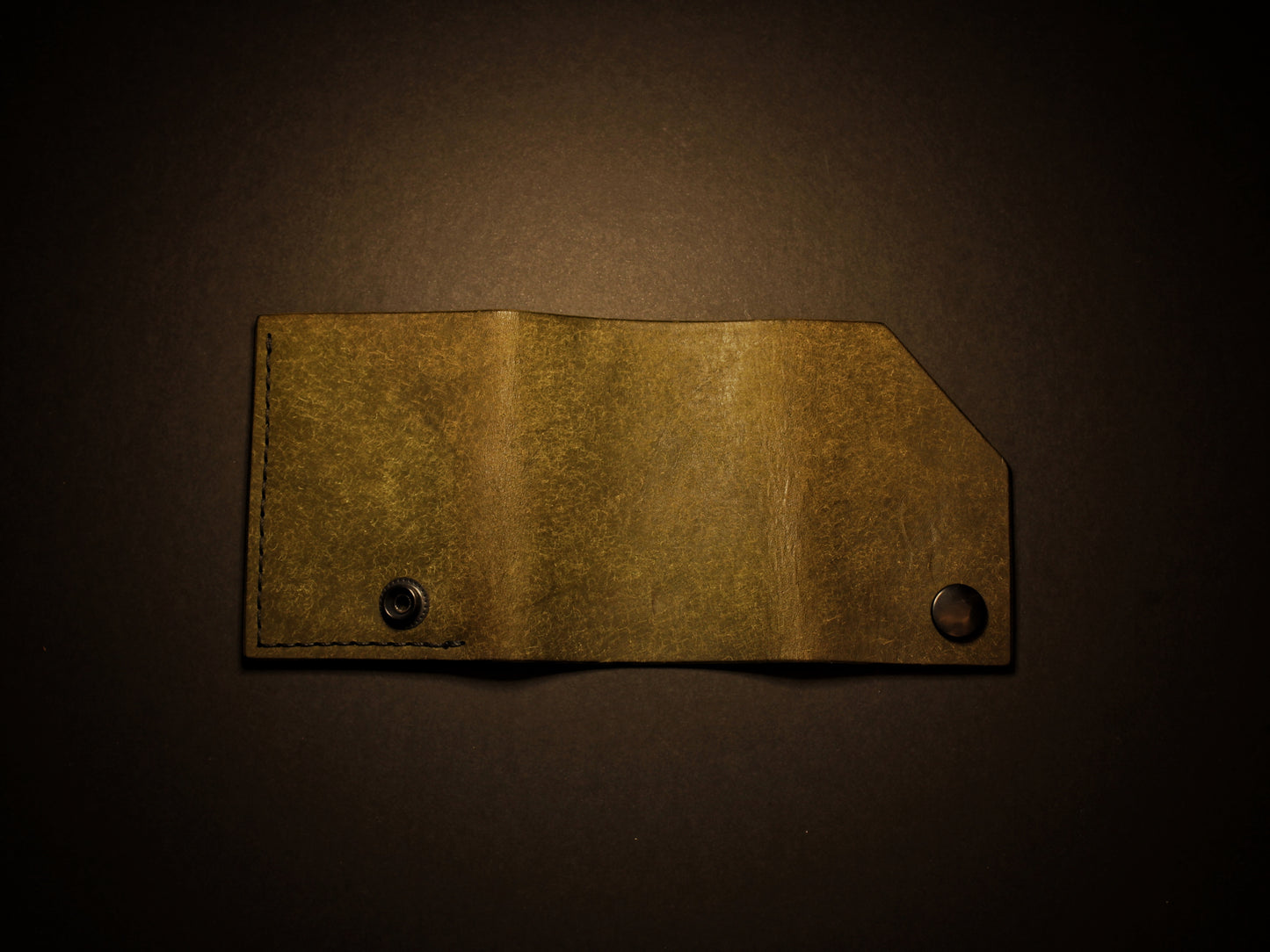 Shroud - Minimalist Leather Wallet - Oliva Green