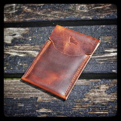 The Pup (Cognac) - Handmade Minimalist EDC Wallet